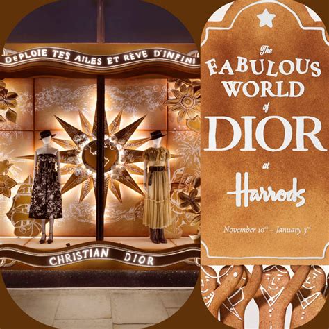 dior christmas 2022 london|christian dior harrods 2022.